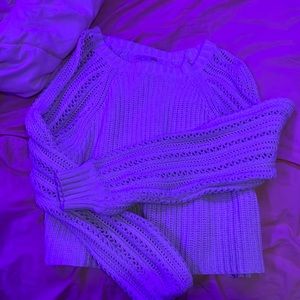 American eagle white sweater